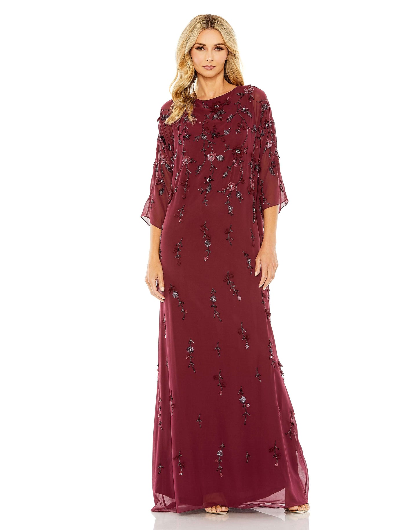 Mac Duggal Style#9242, Embellished Trapeze Dress, beaded,Floor Length,Newest Arrivals, $950.00