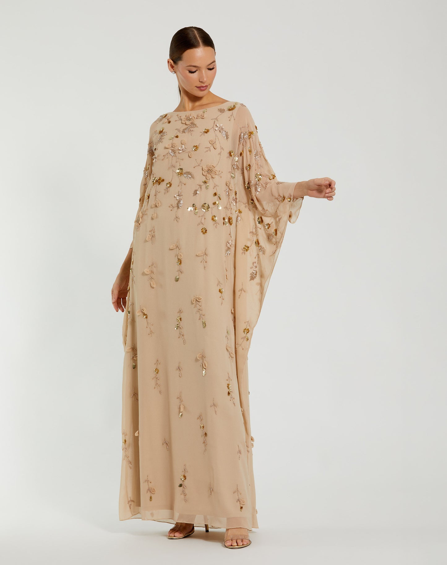 Embellished Trapeze Dress