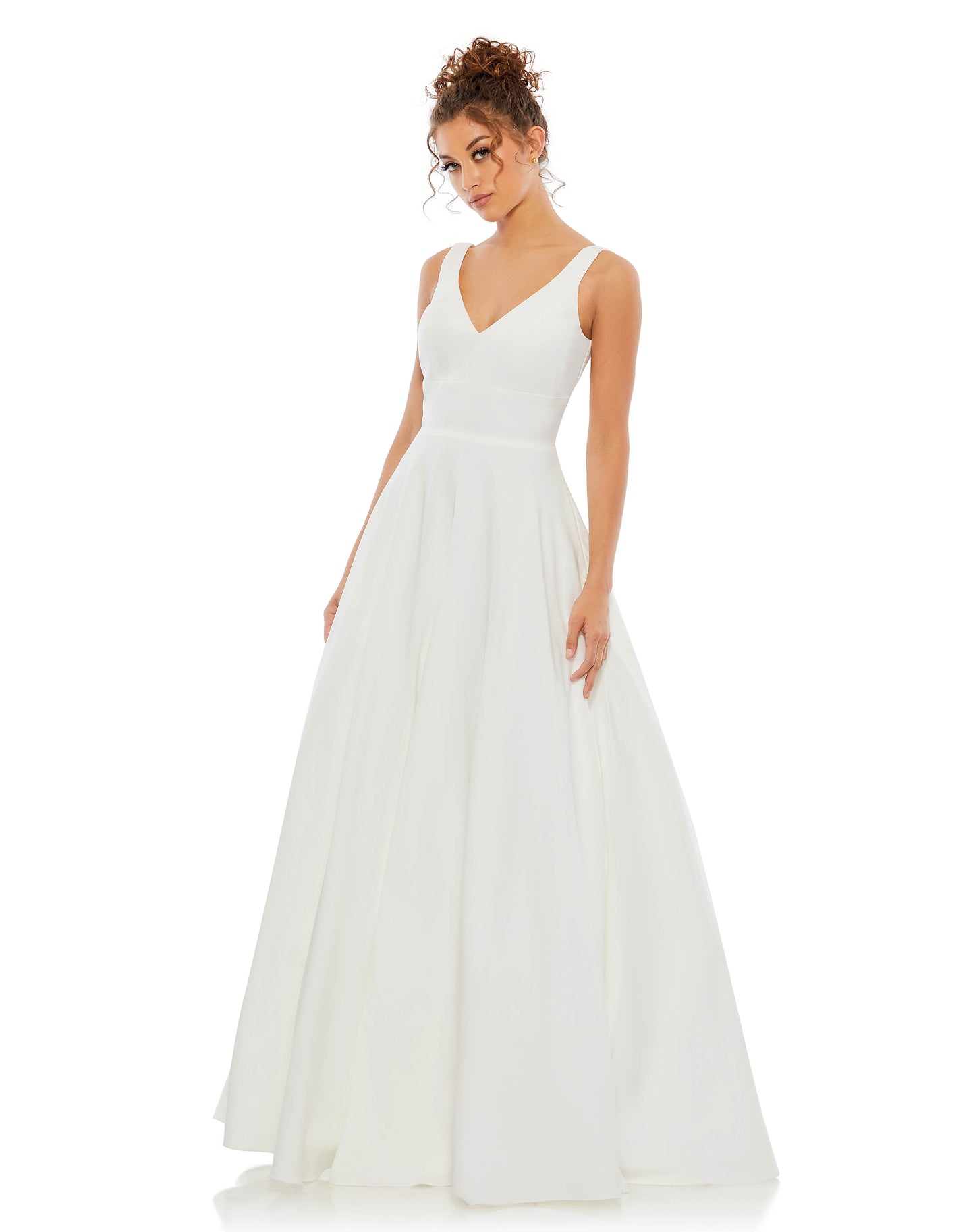 Classic Sleeveless A-Line Ballgown