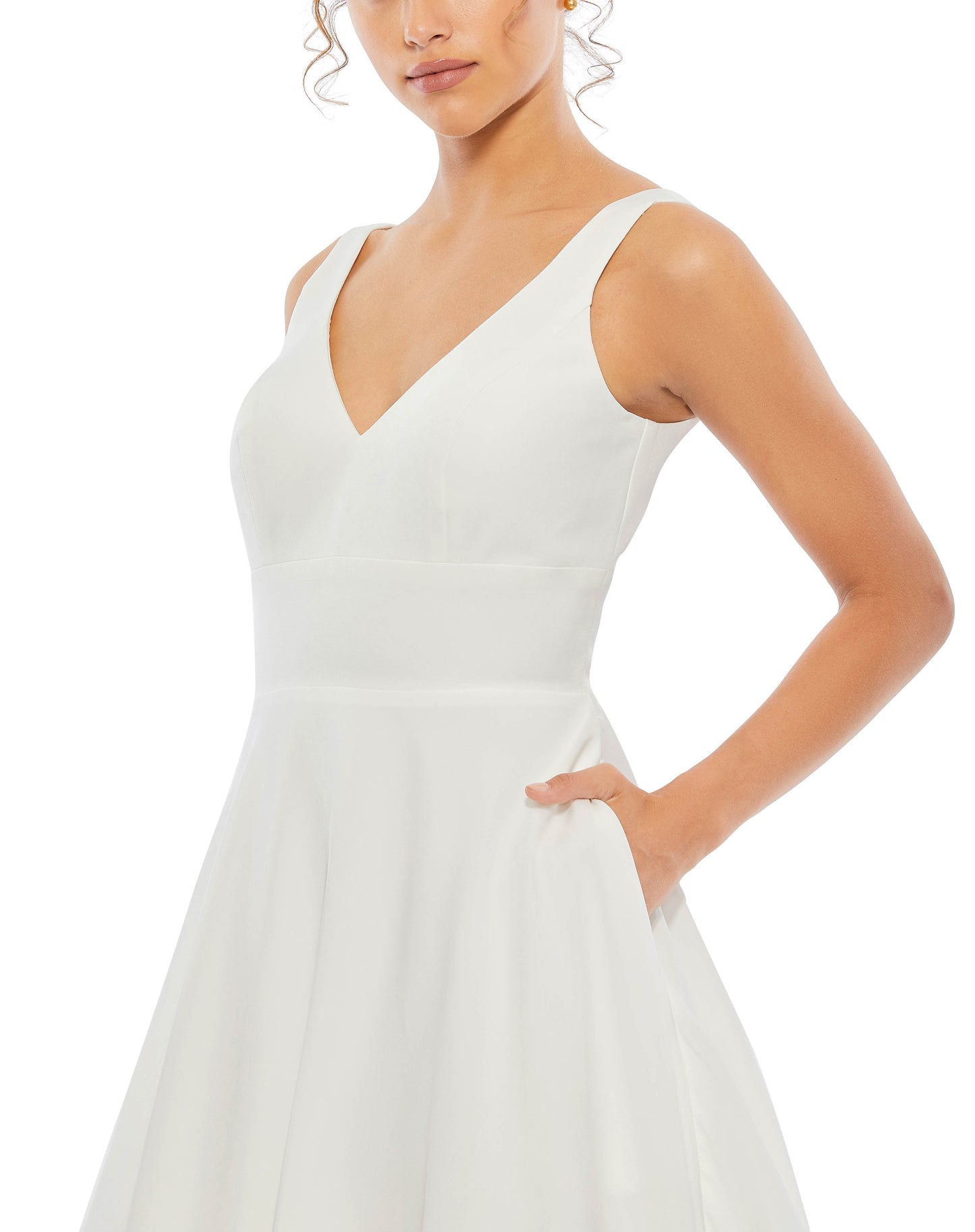 Classic Sleeveless A-Line Ballgown