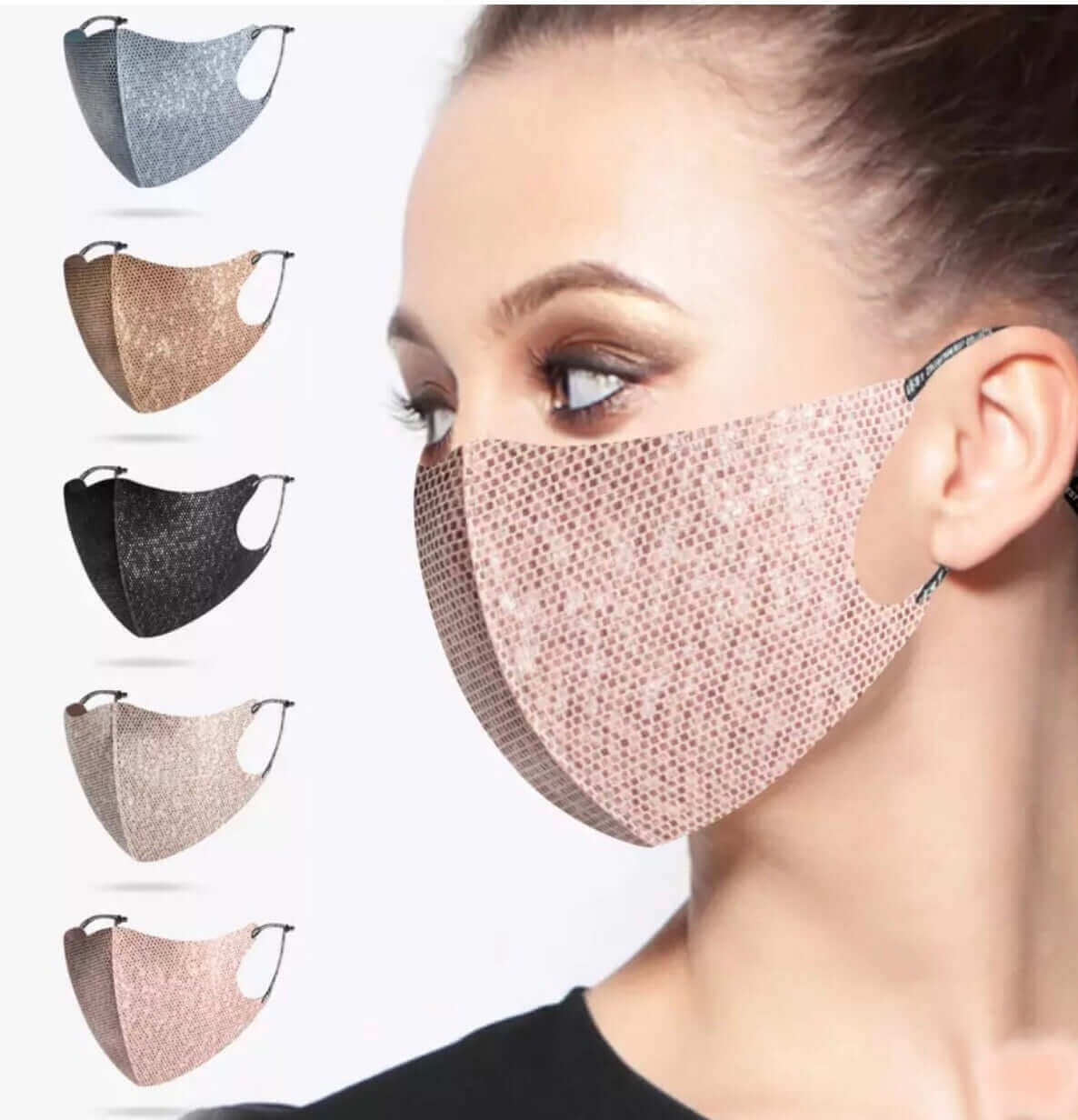 Elegant Threads Style#, Fashion Reusable Soft Face Mask, , $20.00