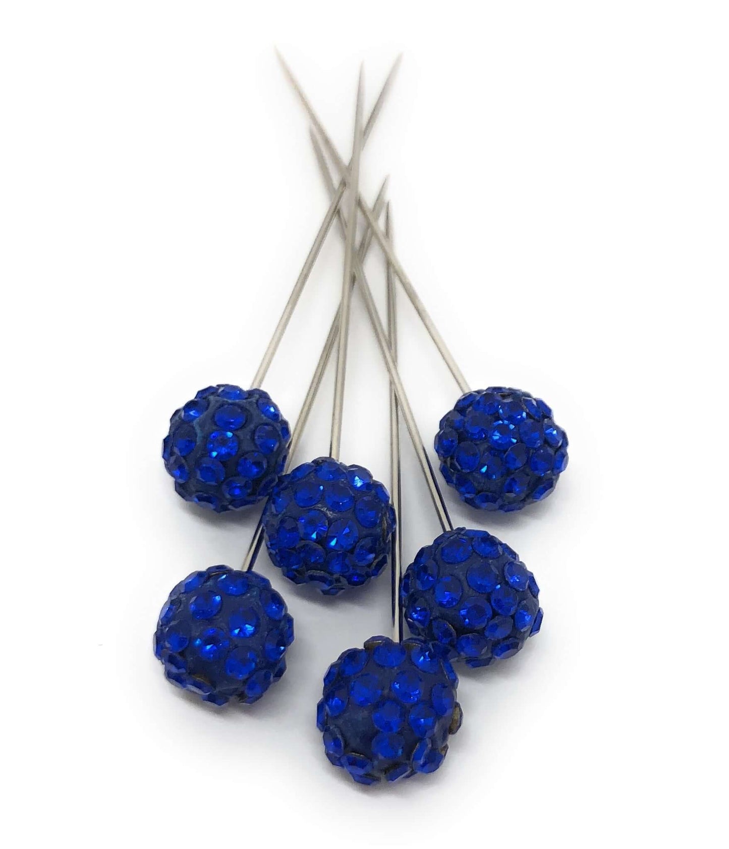 Elegant Threads Style#, Long Crystal Ball Brooch Pin - 2 Pcs Set, Hijab Pins,Pins, $4.95