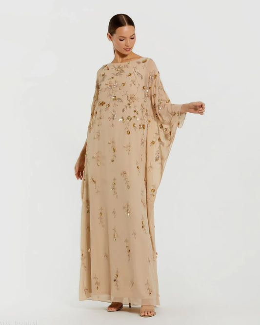 Embellished Trapeze Dress
