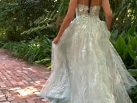 Minted Opal Garden A-Line Gown