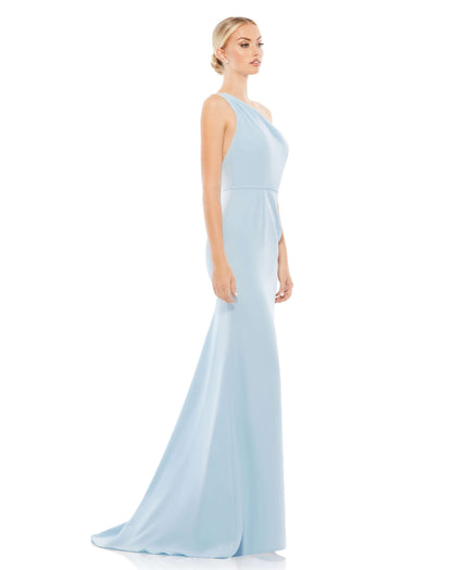 Mac Duggal Style#26266, One Shoulder Jersey Mermaid Gown, Fit and Flare,Floor Length,One Shoulder,Open Back, $495.00