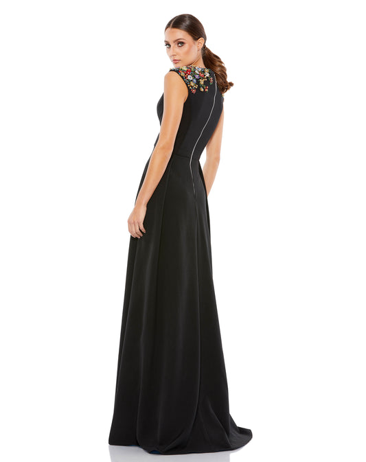 Mac Duggal Style#26540, Floral Accented Evening Gown, , $760.00