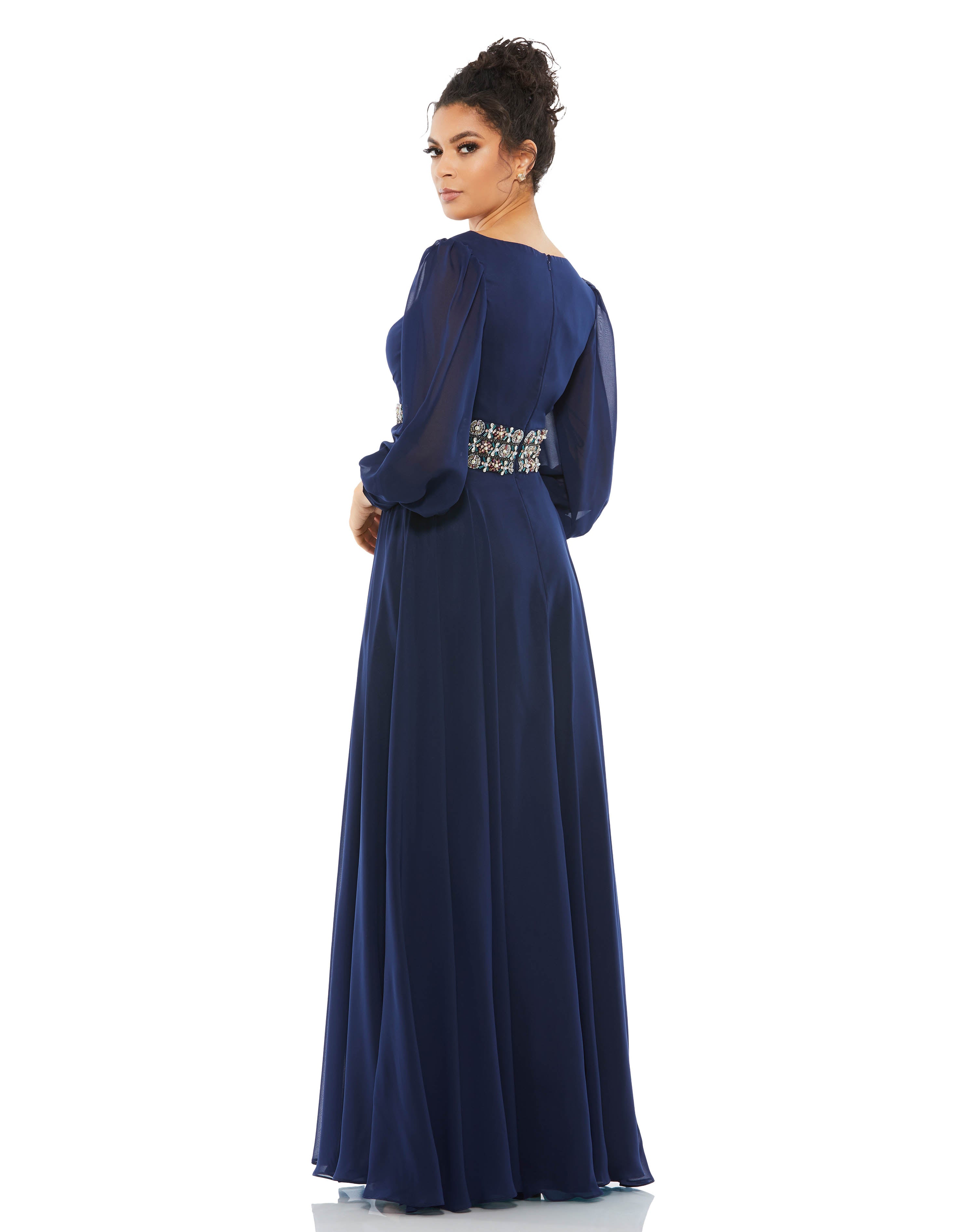 Bishop sleeve 2024 maxi dress